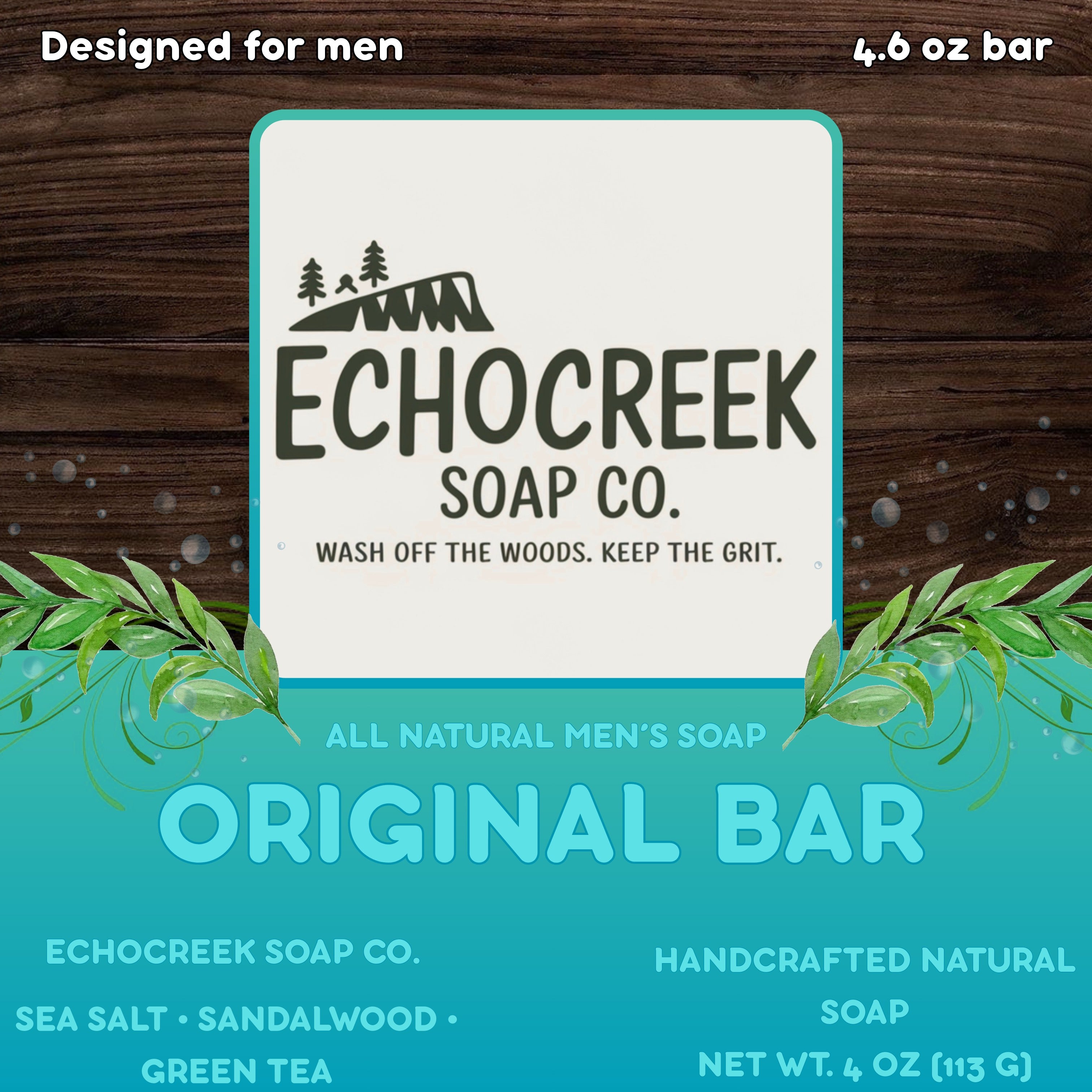 Echocreek Original Bar All-Natural Men’s Soap Bar